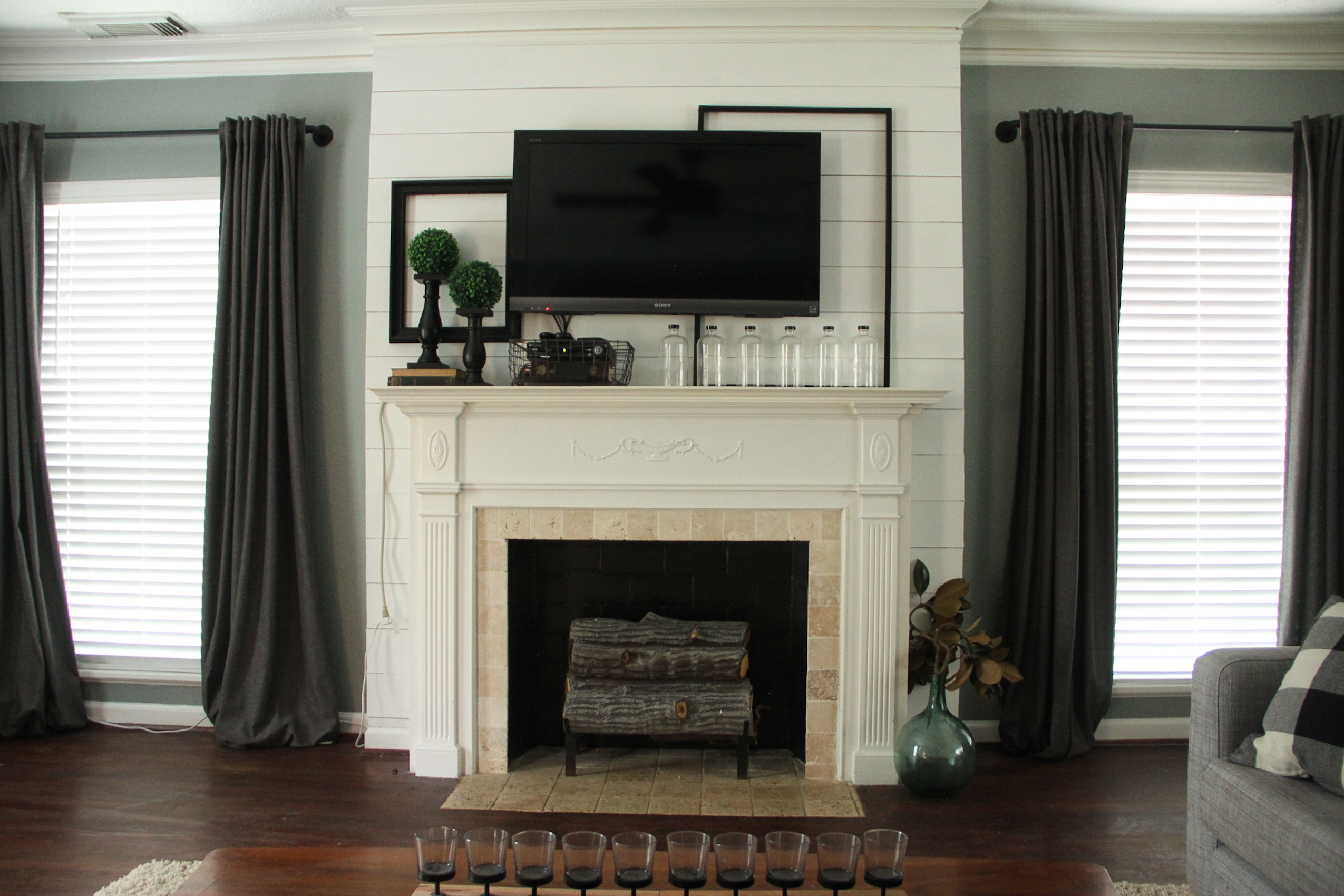 Fireplace, DIY, Living Room Fireplace, 