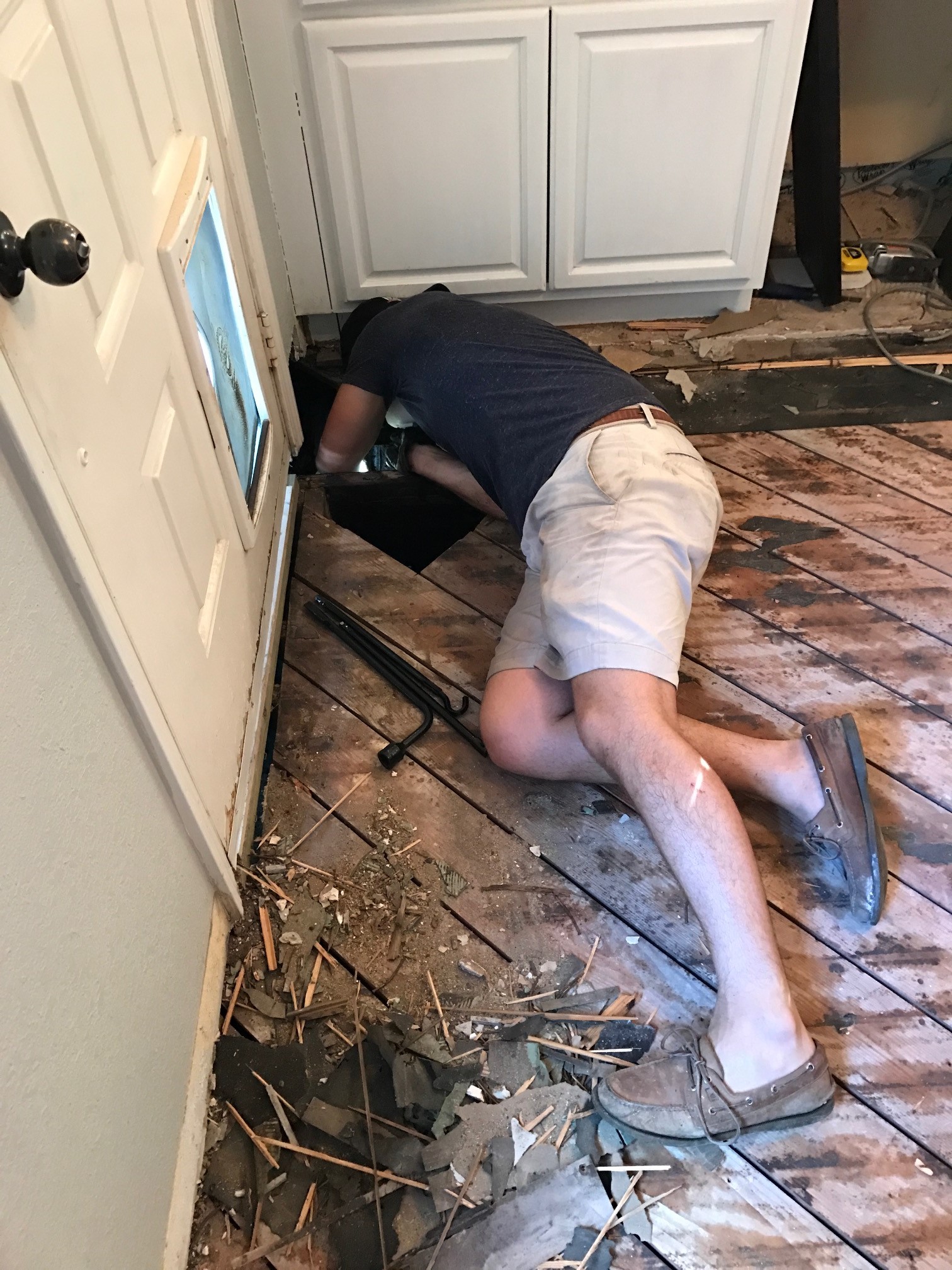 replace sub floor, termite damae, diy flooring, sub floor, wood floor, tile floor, david morris, replace wood