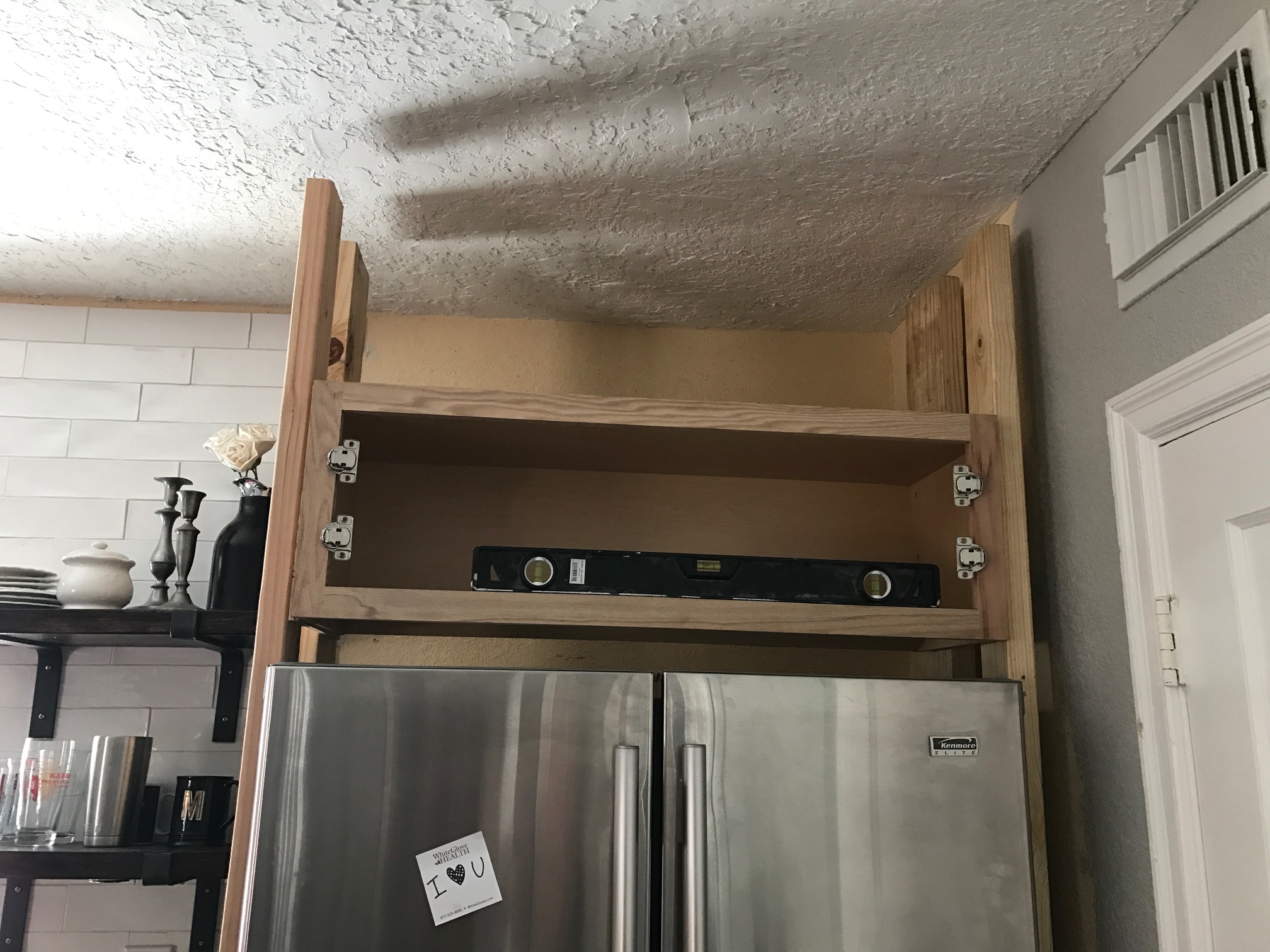 diy fridge enclosure