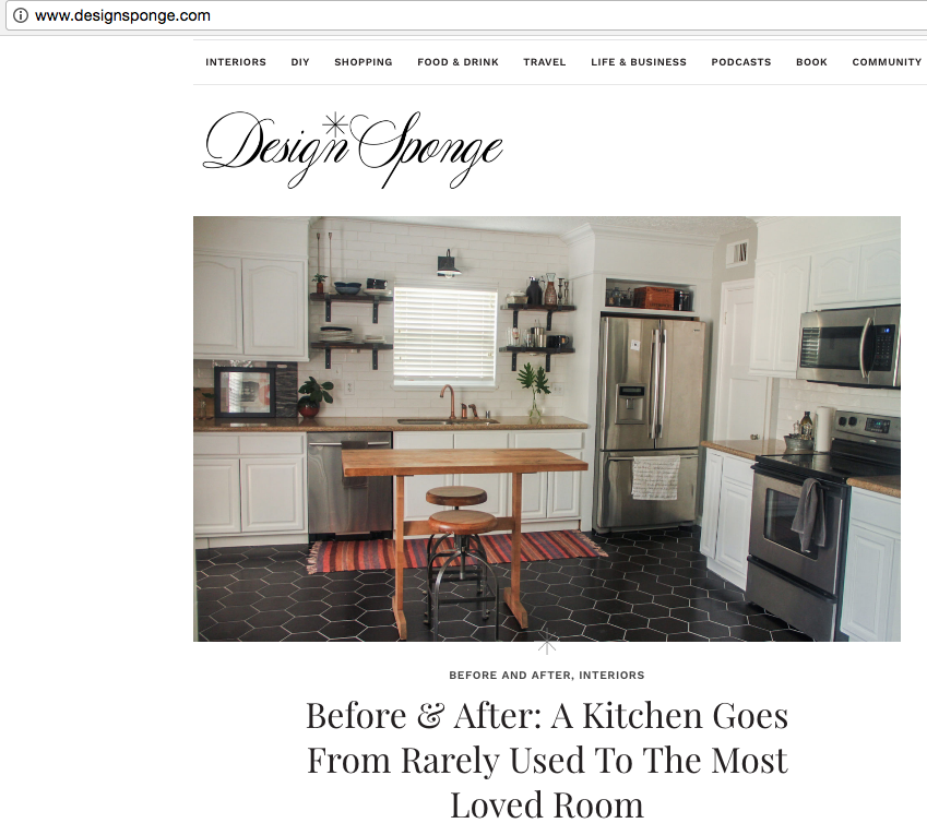 Design Sponge before and after, kitchen renovation, danaplus david, dana morris